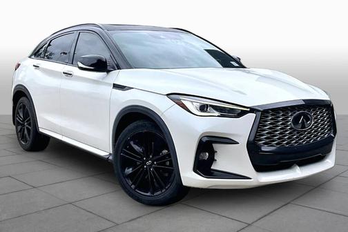 Majestic White 2023 INFINITI QX55 LUXE