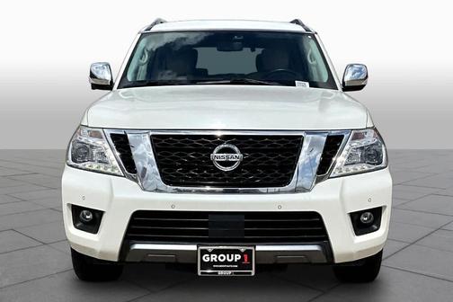 White 2020 Nissan Armada Platinum