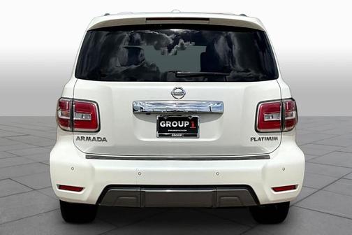 White 2020 Nissan Armada Platinum