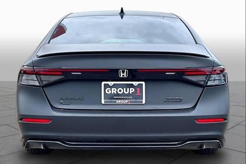 Platinum White Pearl 2025 Honda Accord Hybrid Sport-L