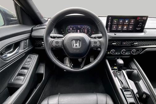 Platinum White Pearl 2025 Honda Accord Hybrid Sport-L