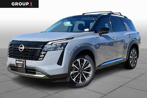 Boulder Gray Metallic 2026 Nissan Pathfinder Platinum