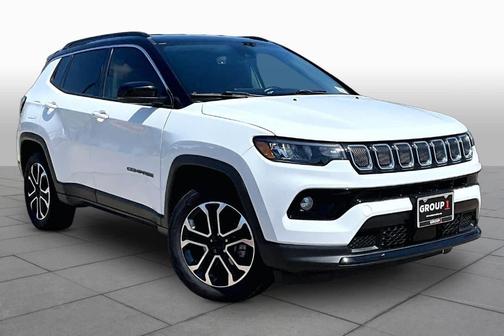 Bright White Clearcoat 2022 Jeep Compass Limited