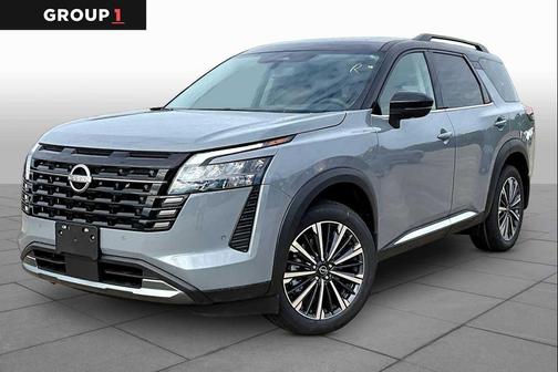 Boulder Gray Metallic 2026 Nissan Pathfinder Platinum
