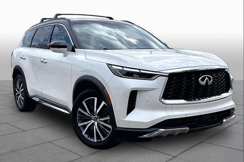 Majestic White / Black Obsidian 2022 INFINITI QX60 AUTOGRAPH