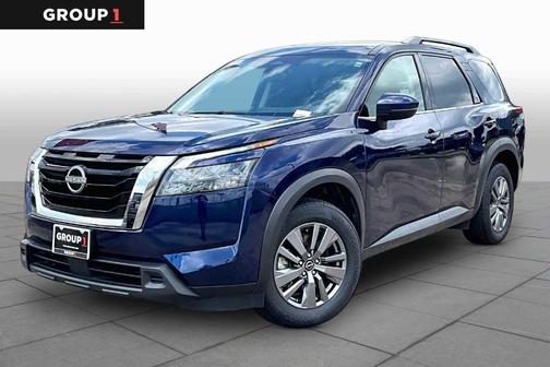 Deep Ocean Blue 2025 Nissan Pathfinder SV