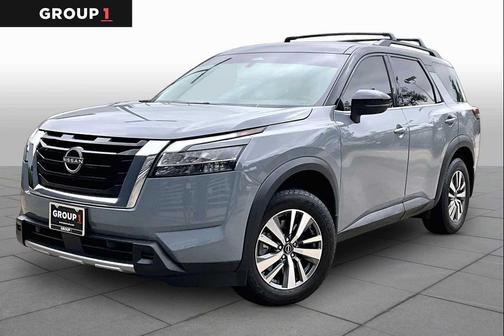 2 Tone Gray / Black Roof 2023 Nissan Pathfinder SL
