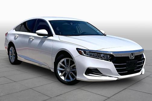 Platinum White Pearl 2021 Honda Accord LX 1.5T