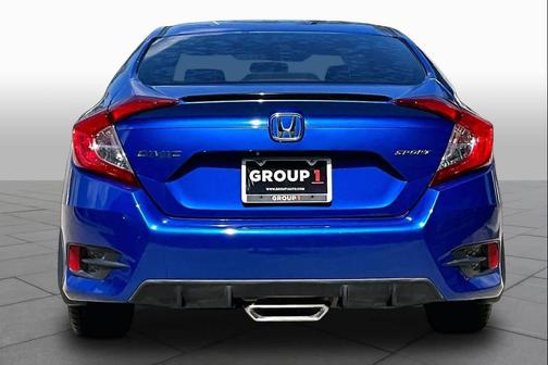 Aegean Blue Metallic 2019 Honda Civic Sport