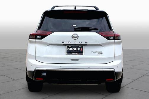 White / Black 2026 Nissan Rogue Platinum