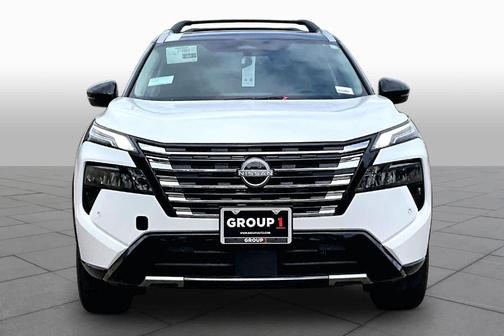 White / Black 2026 Nissan Rogue Platinum