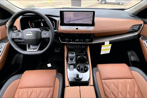 White / Black 2026 Nissan Rogue Platinum