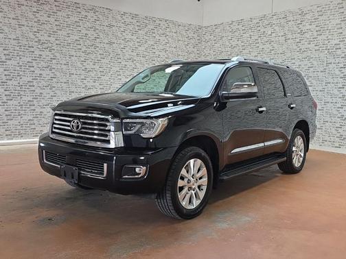 Midnight Black Metallic 2021 Toyota Sequoia Platinum