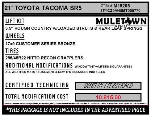 2021 Toyota Tacoma SR5