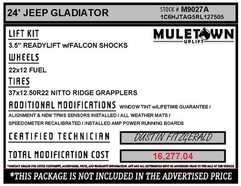 2024 Jeep Gladiator Nighthawk