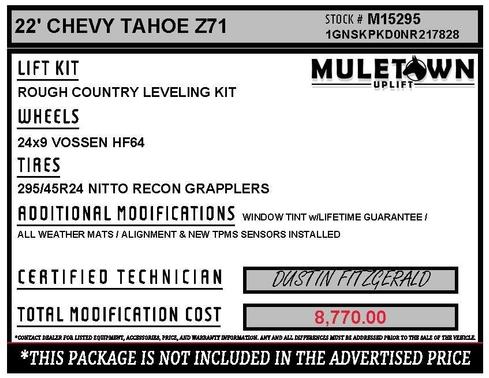 2022 Chevrolet Tahoe Z71