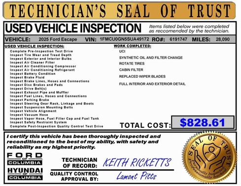 2025 Ford Escape Active