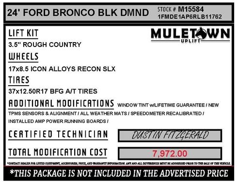 2024 Ford Bronco Black Diamond
