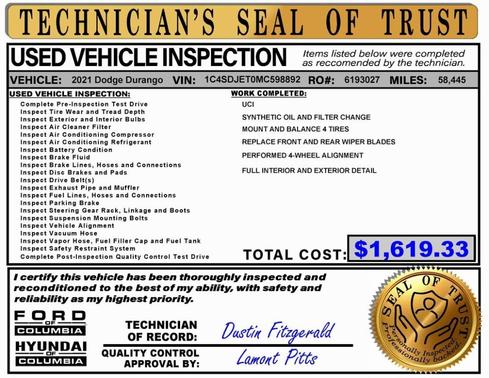 2021 Dodge Durango Citadel