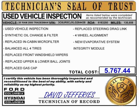 2020 RAM 2500 Tradesman