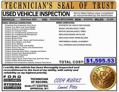 2024 RAM 2500 Big Horn