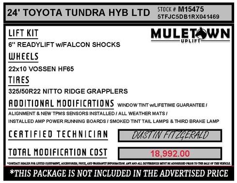 2024 Toyota Tundra Hybrid Limited