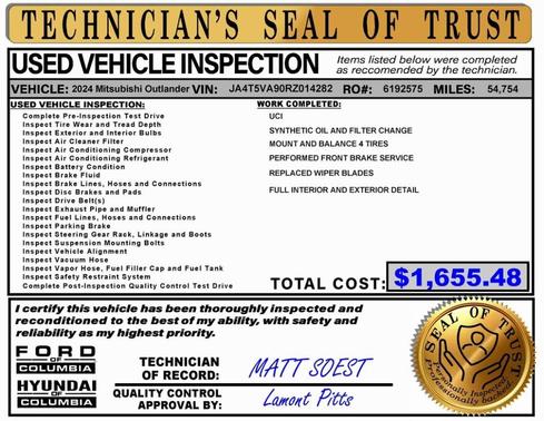 2024 Mitsubishi Outlander PHEV SE