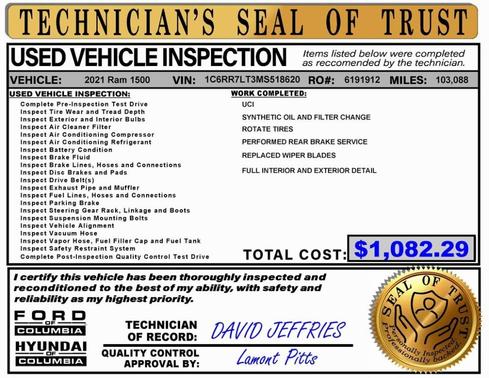 2021 RAM 1500 Classic SLT