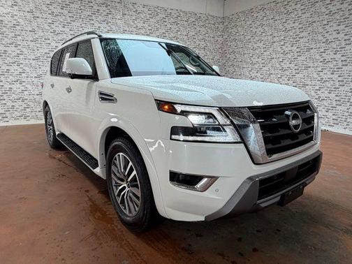 Aspen White 2023 Nissan Armada SL