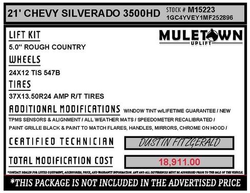 2021 Chevrolet Silverado 3500 High Country
