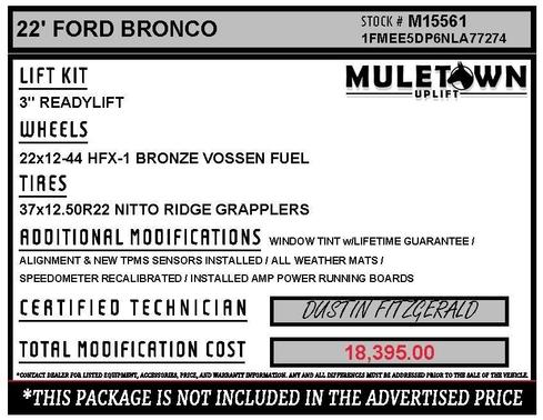 2022 Ford Bronco Badlands