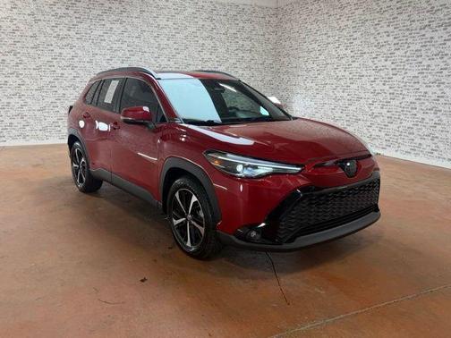 Barcelona Red Metallic 2023 Toyota Corolla Cross Hybrid XSE