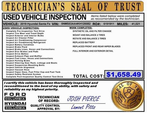 2019 Hyundai SANTA FE Limited