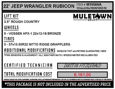 2022 Jeep Wrangler Unlimited Rubicon 392