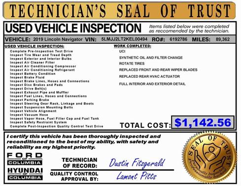 2019 Lincoln Navigator Reserve