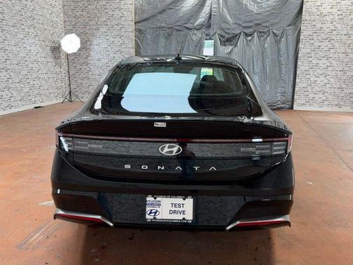 Black 2026 Hyundai SONATA SEL Sport