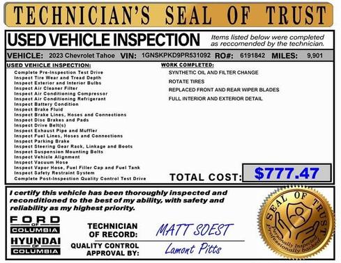 2023 Chevrolet Tahoe Z71