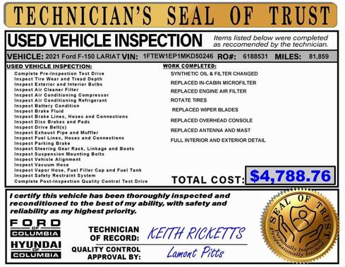 2021 Ford F-150 Lariat