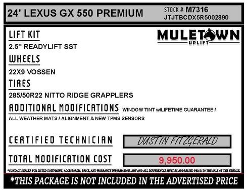 2024 Lexus GX 550 550