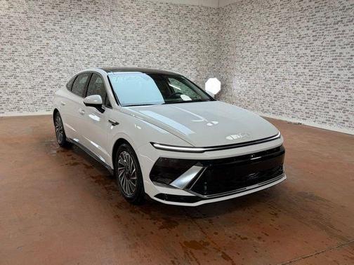 White 2026 Hyundai SONATA Hybrid Limited