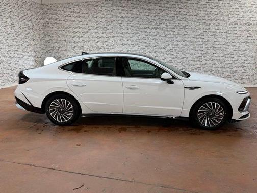 White 2026 Hyundai SONATA Hybrid Limited