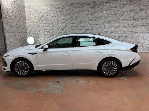 White 2026 Hyundai SONATA Hybrid Limited