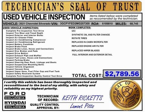 2021 Chevrolet Silverado 1500 LT Trail Boss
