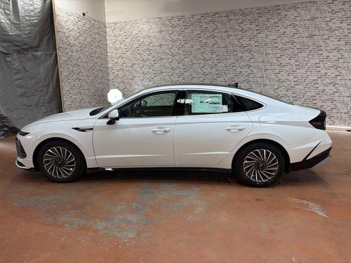 White 2026 Hyundai SONATA Hybrid SEL