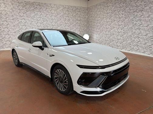 White 2026 Hyundai SONATA Hybrid SEL