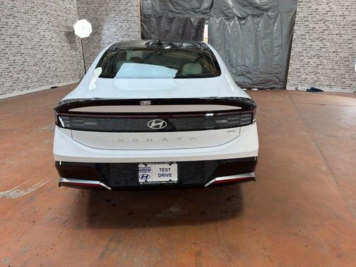 White 2026 Hyundai SONATA Hybrid SEL