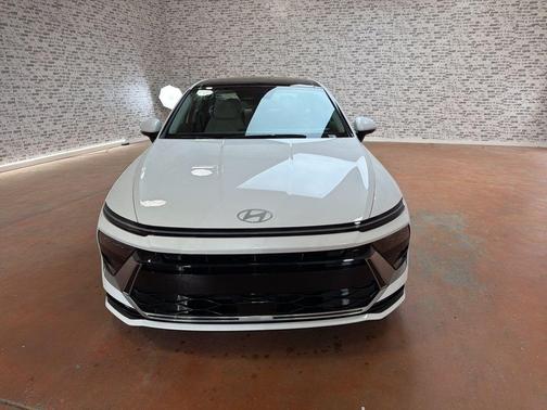 White 2026 Hyundai SONATA Hybrid SEL