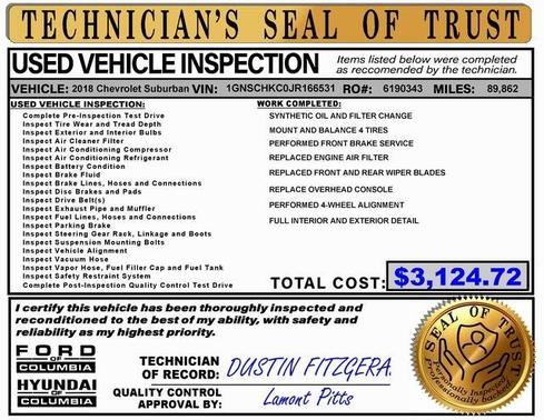2018 Chevrolet Suburban LT