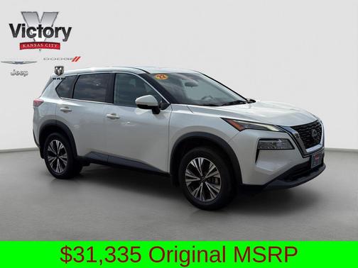 Pearl White Tricoat 2022 Nissan Rogue SV