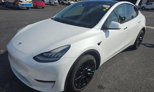 Pearl White Multi-Coat 2021 Tesla Model Y Long Range Dual Motor All-Wheel Drive